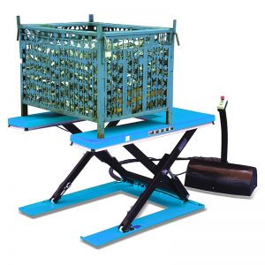 HU1000 “U”shape low profile stationary lift table, electric scissor lift  table, material handling& lifting equipment