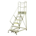 RLC354 industrial steel rolling ladders